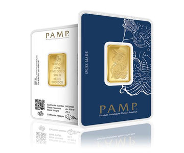 20 Gram Fine Gold Bar - PAMP SUISSE