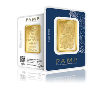 50 Gram Fine Gold Bar - PAMP SUISSE