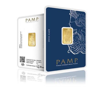 5 Gram Fine Gold Bar - PAMP SUISSE
