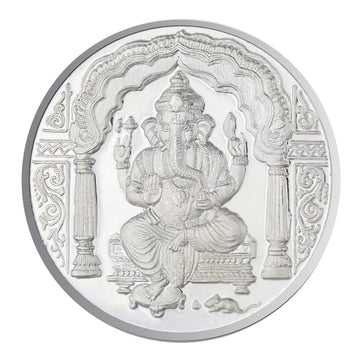 Silver Coin - Ganesh