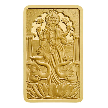 24k Lakshmi Gold Bar - 1 gram