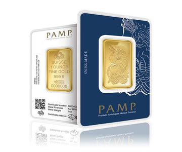 1 Ounce Fine Gold Bar - PAMP SUISSE