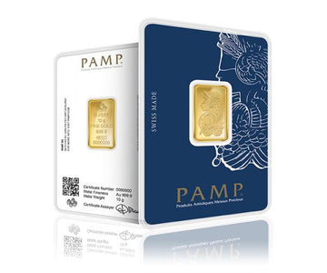 10 Gram Fine Gold Bar - PAMP SUISSE