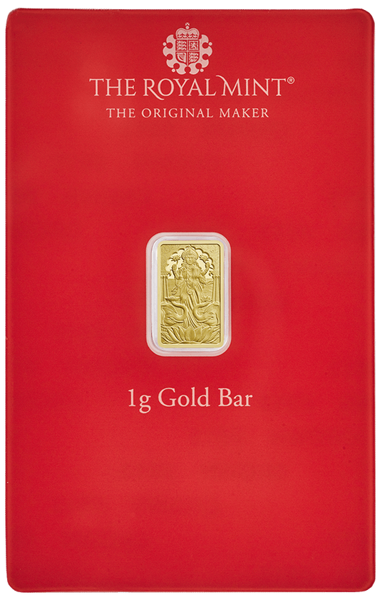 24k Lakshmi Gold Bar - 1 gram