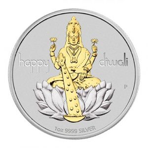 Lakshmi Diwali Silver Coin