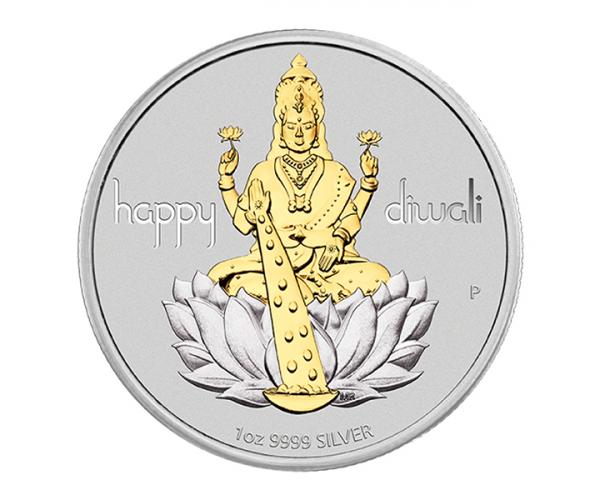 Lakshmi Diwali Silver Coin
